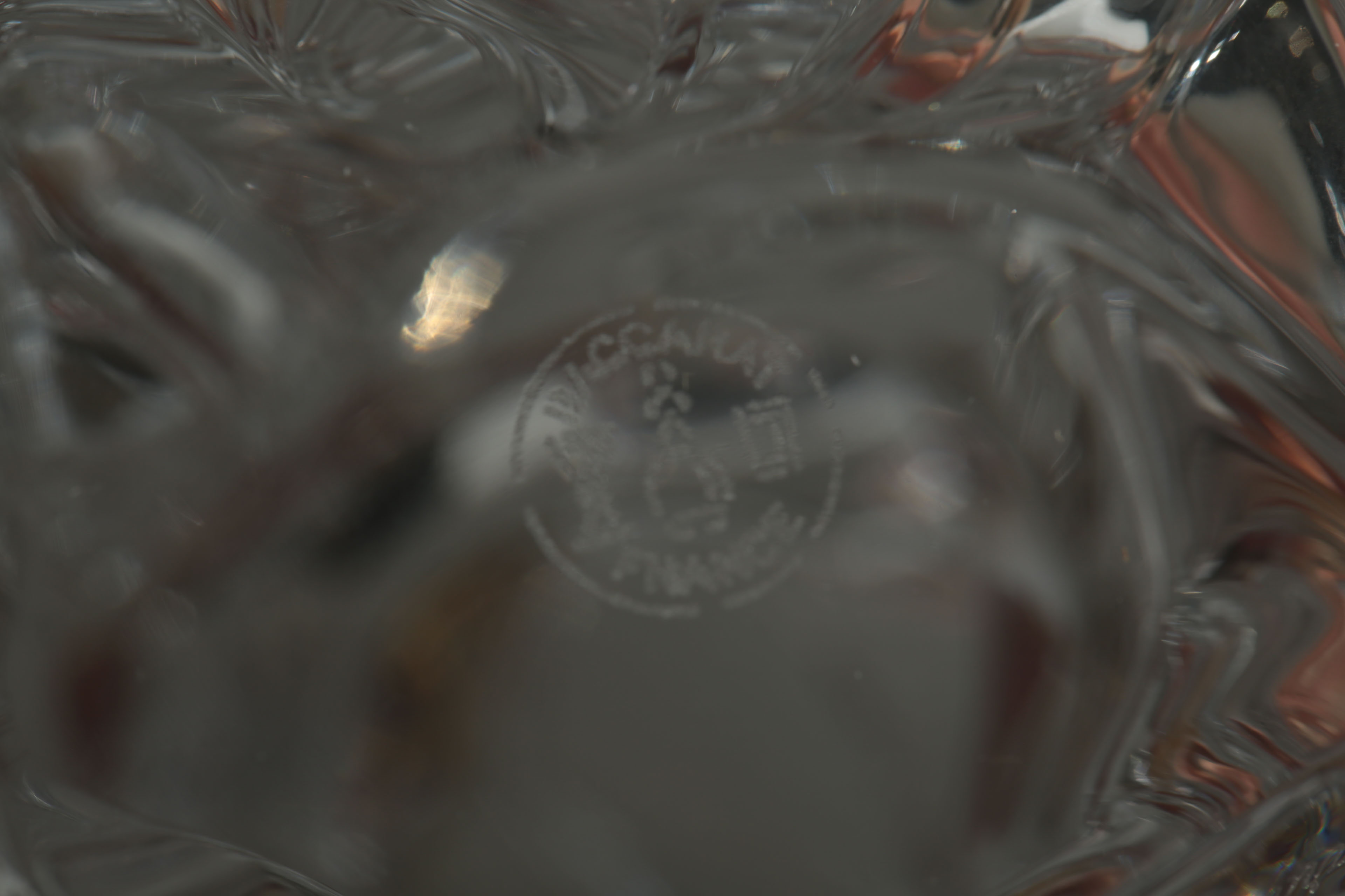 Baccarat "Angel Signing" Crystal Figure