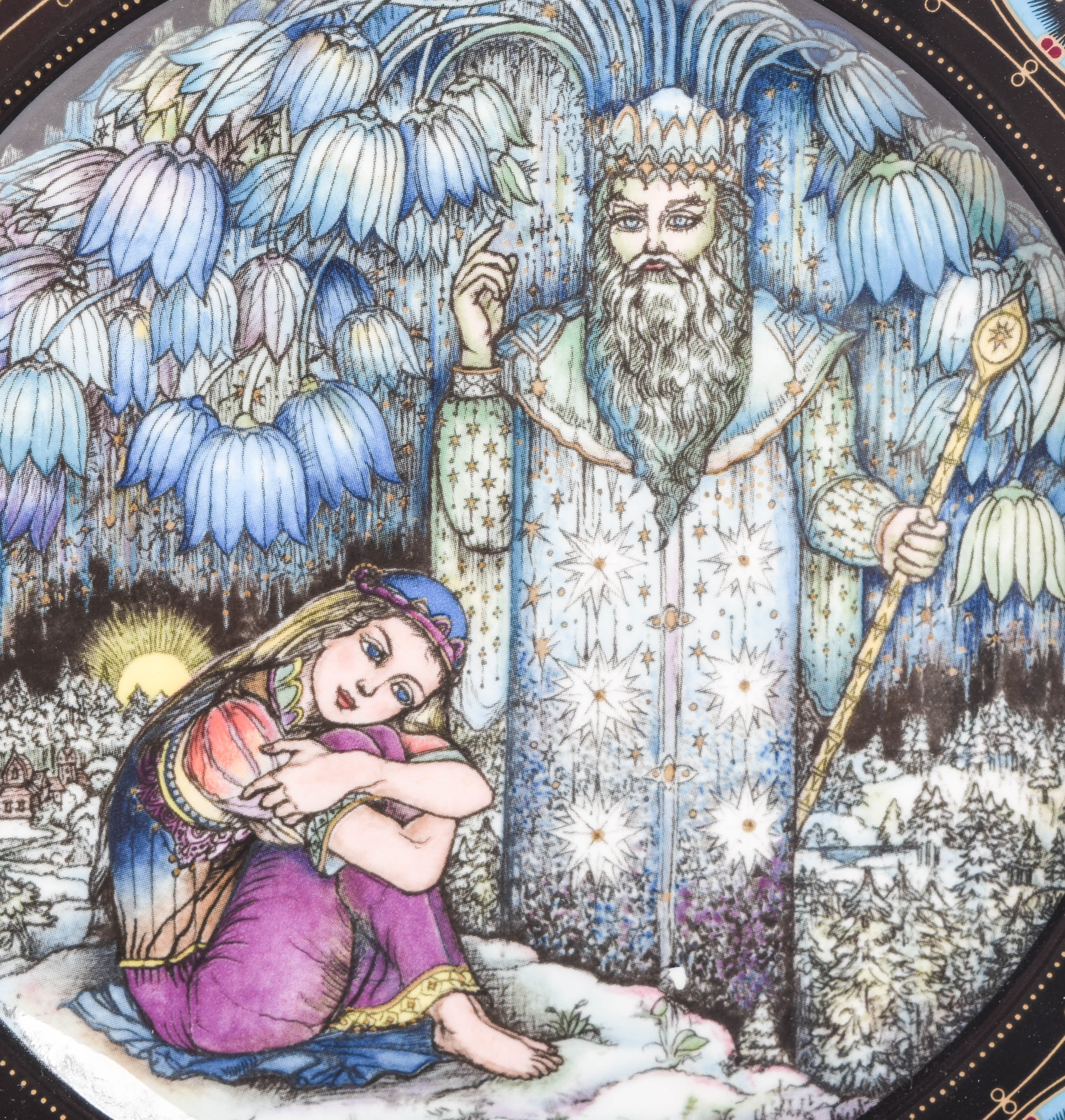 Pair of Marchen Aus Dem Alten Russland Limited Edition Porcelain Plates