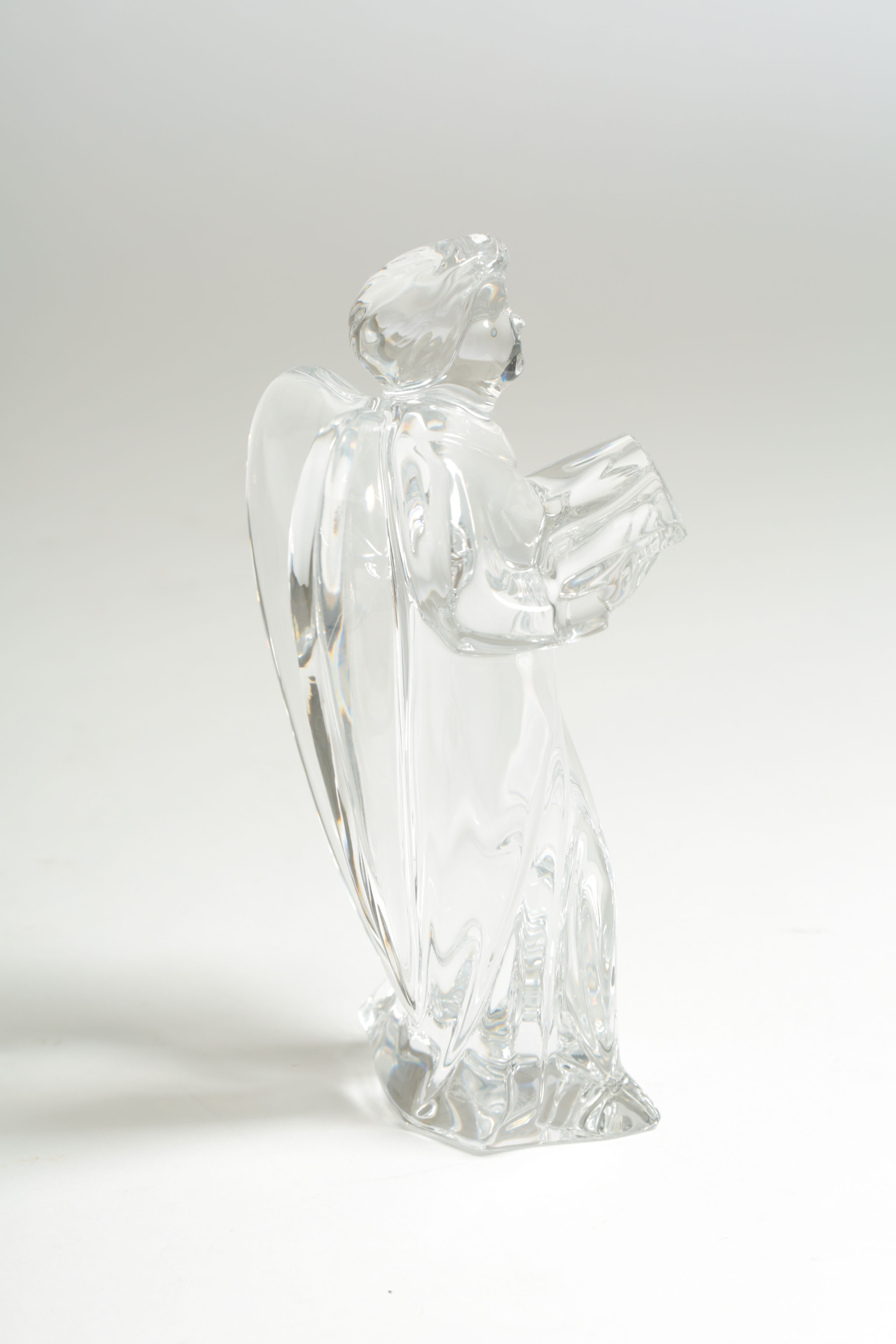 Baccarat "Angel Signing" Crystal Figure