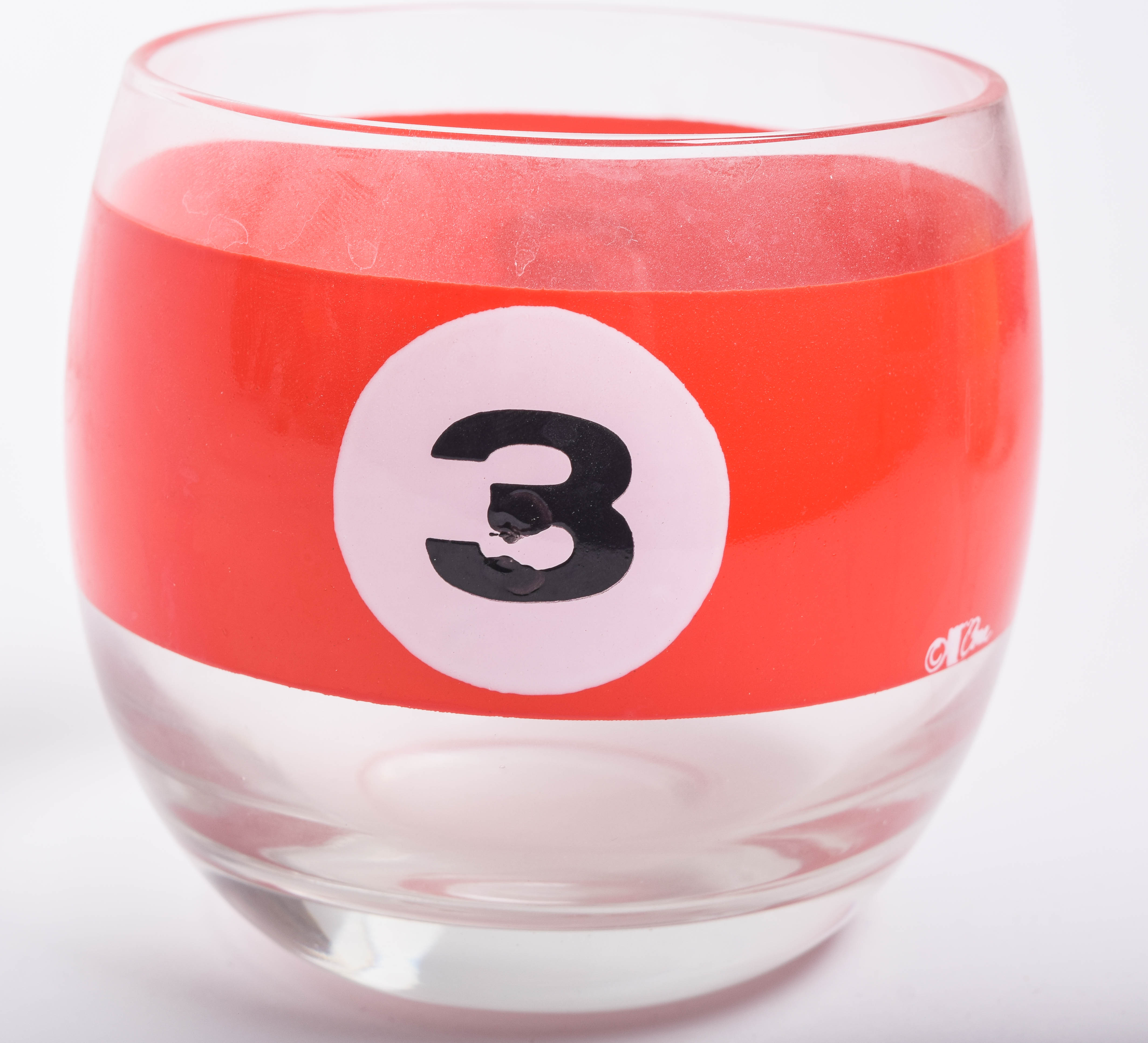 Set of Vintage Cora Billiard Ball Tumblers