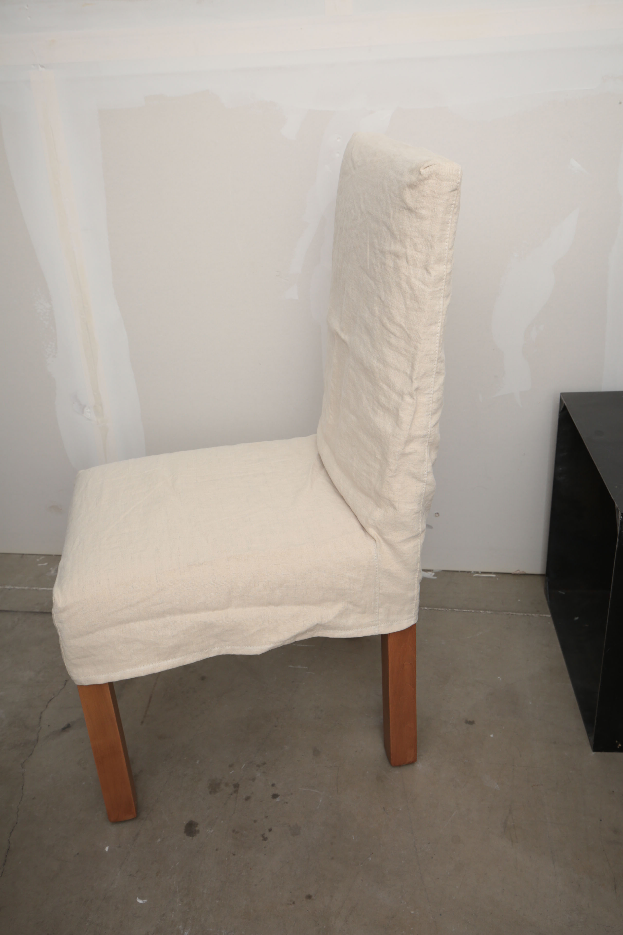 Contemporary Upholstered Side Chairs with Slipcovers