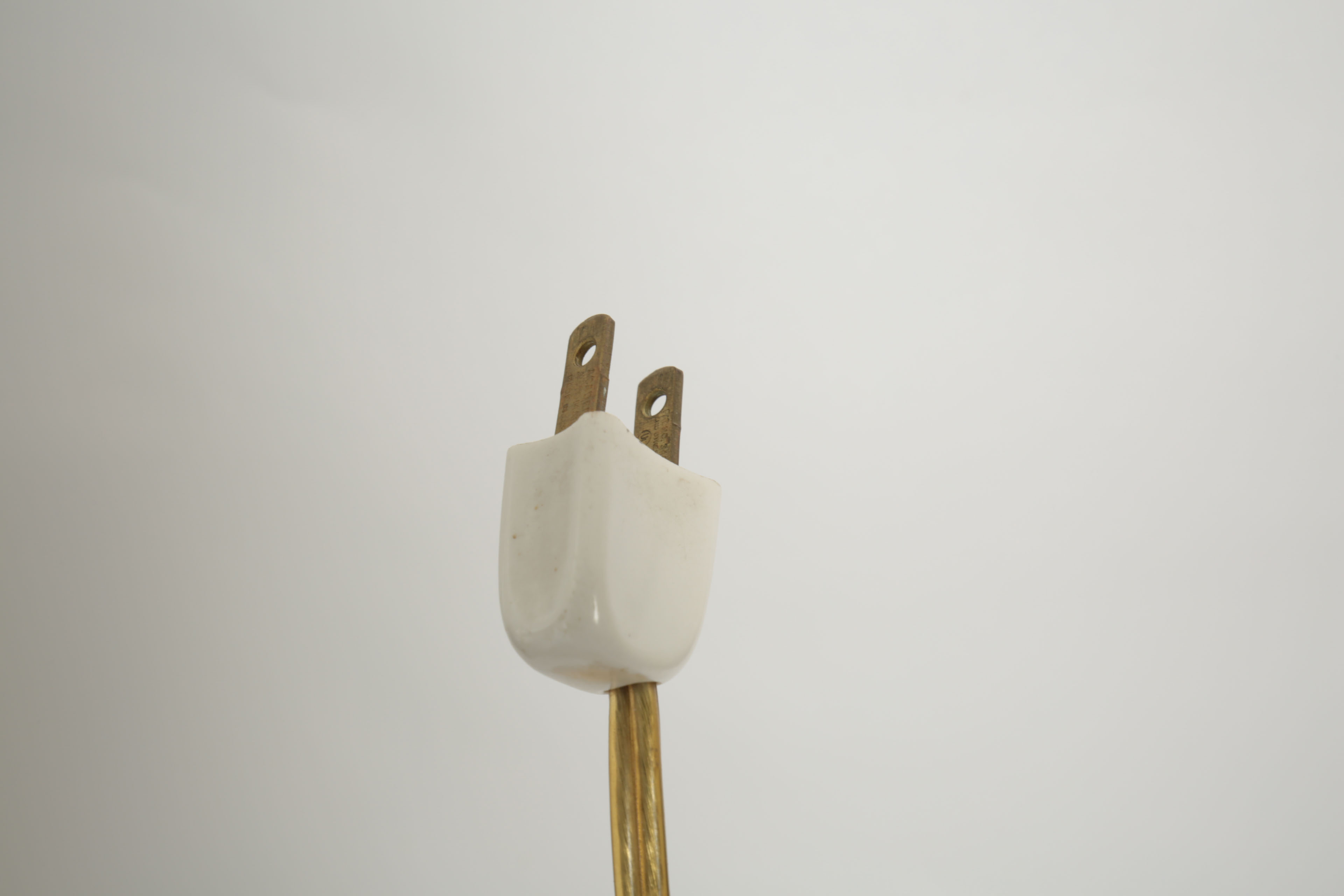 Vintage Hinson Lighting Brass and Lucite Floor Lamp