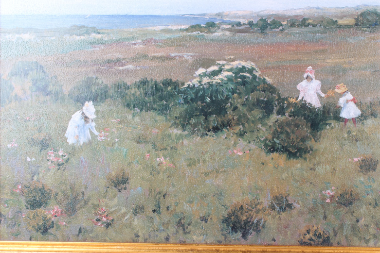 Copy Oil Painting after William Merritt Chase "Seaside Flowers"