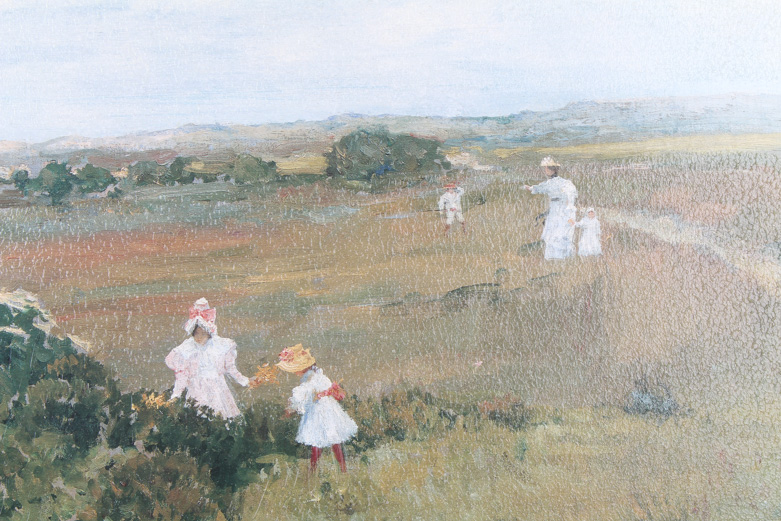Copy Oil Painting after William Merritt Chase "Seaside Flowers"
