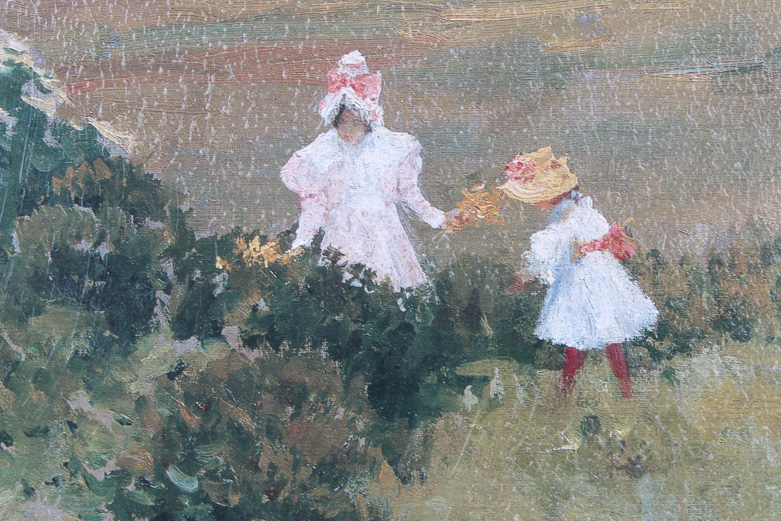 Copy Oil Painting after William Merritt Chase "Seaside Flowers"