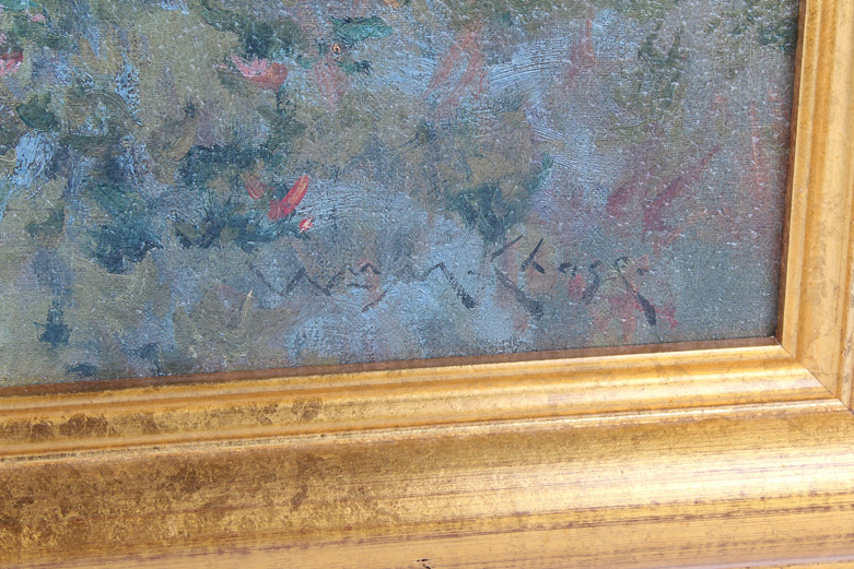 Copy Oil Painting after William Merritt Chase "Seaside Flowers"
