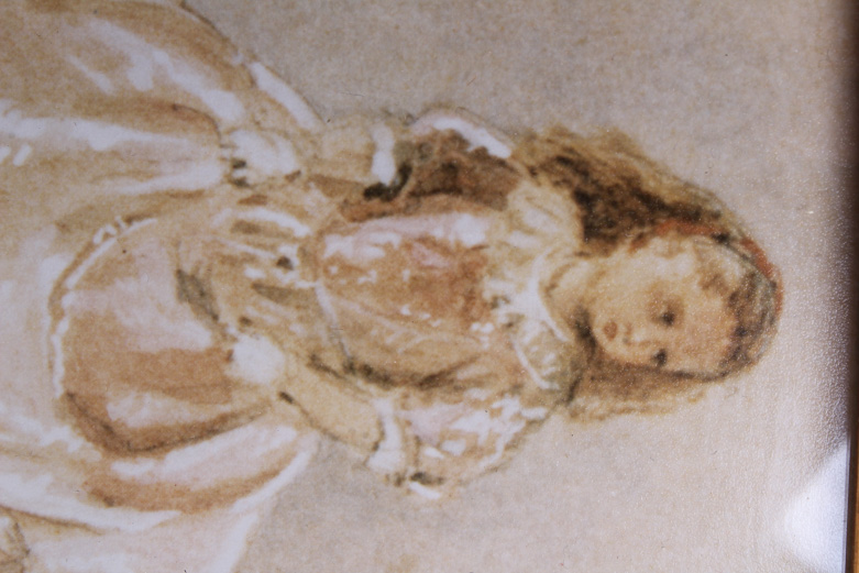 Offset Lithograph of a Child
