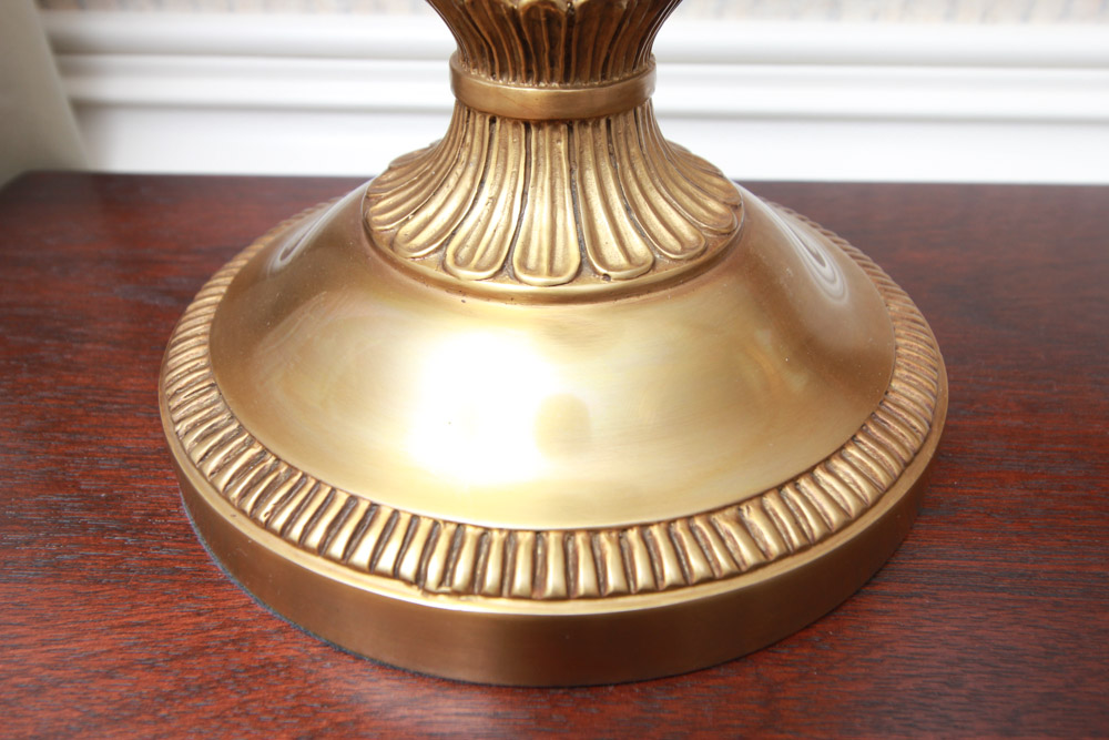 Pair of "Blue Canton" Style Buffet Lamps