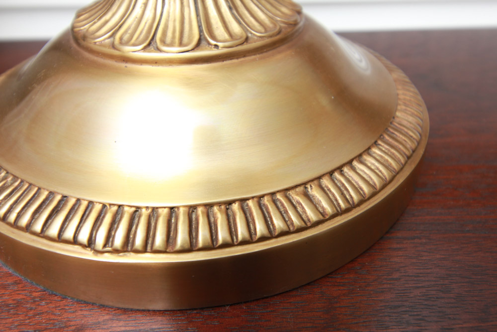 Pair of "Blue Canton" Style Buffet Lamps