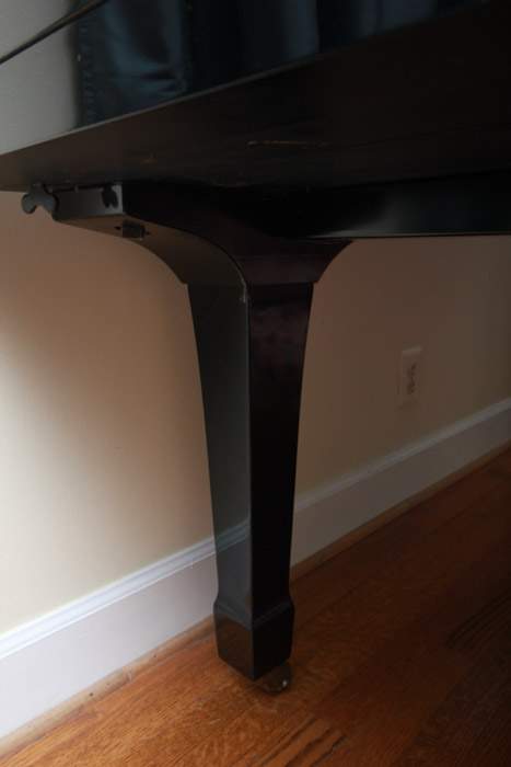 Black Yamaha Grand Piano and Bench