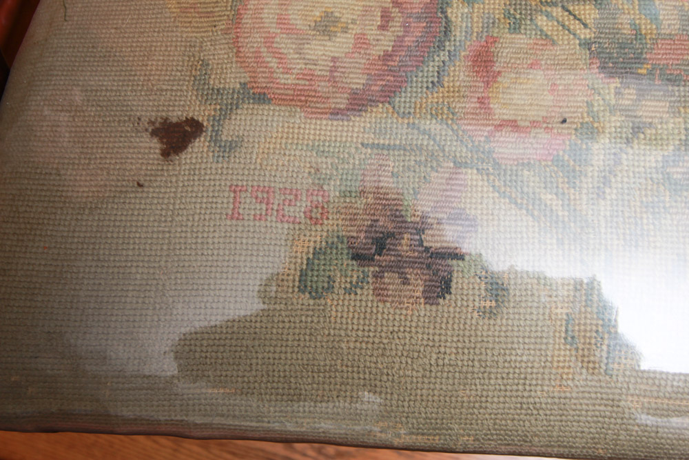 Vintage Hepplewhite Style Shield-Back Armchair