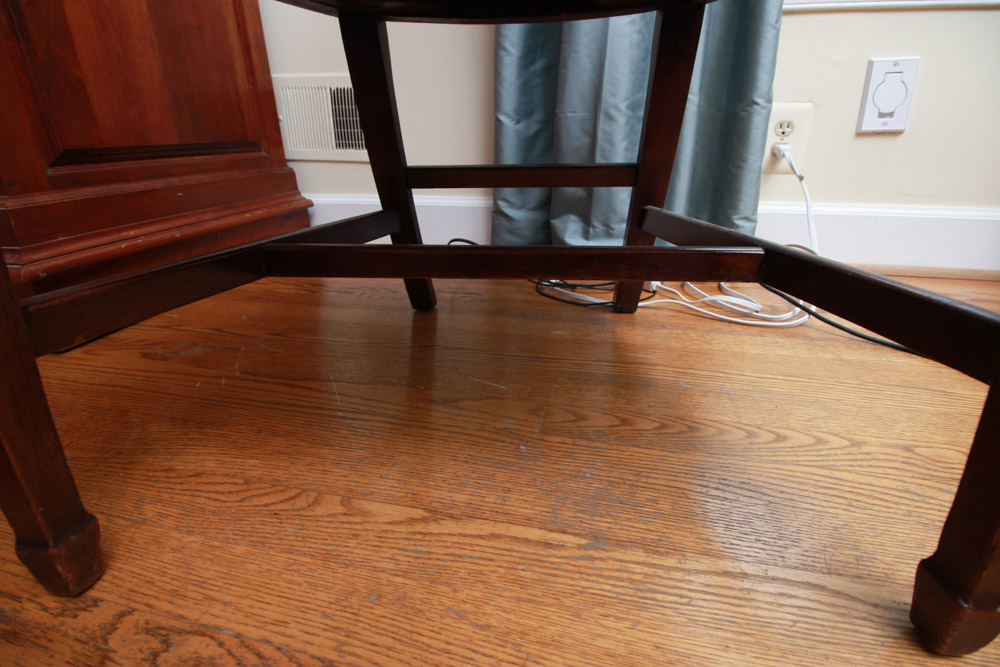 Vintage Hepplewhite Style Shield-Back Armchair