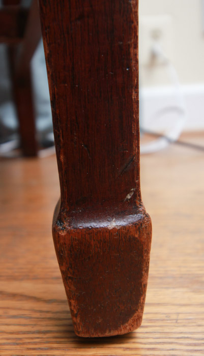 Vintage Hepplewhite Style Shield-Back Armchair