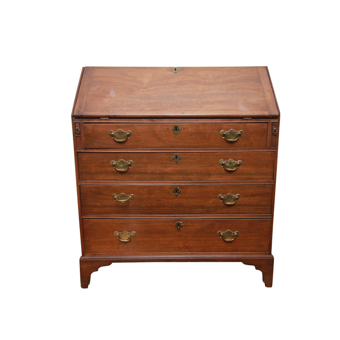 Antique Federal Slant Front Desk in Walnut