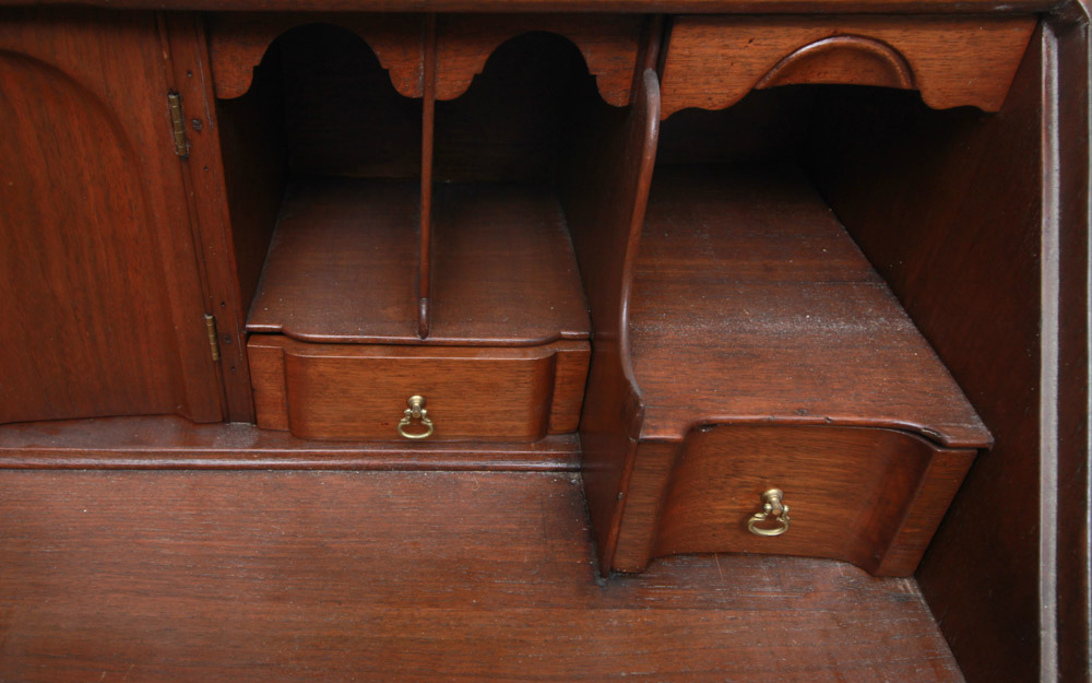 Antique Federal Slant Front Desk in Walnut
