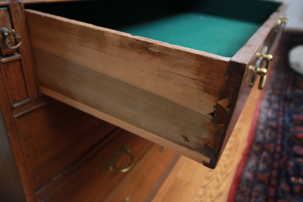 Antique Federal Slant Front Desk in Walnut