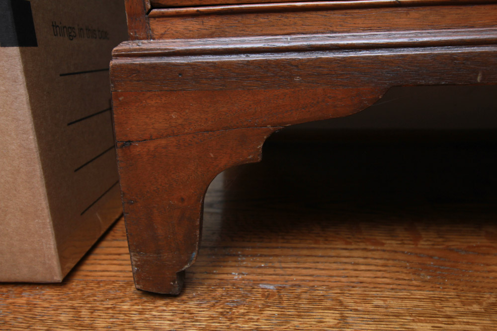 Antique Federal Slant Front Desk in Walnut