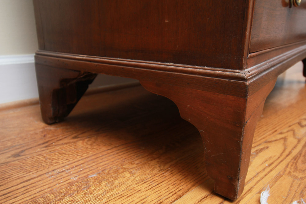 Antique Federal Slant Front Desk in Walnut