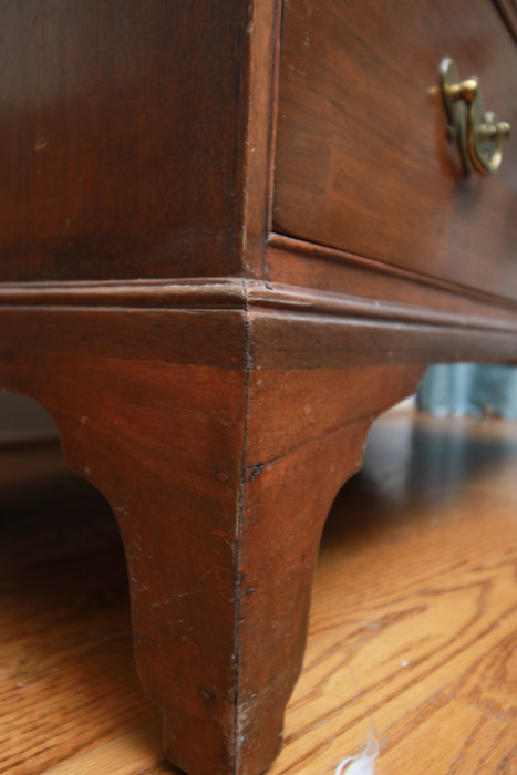 Antique Federal Slant Front Desk in Walnut