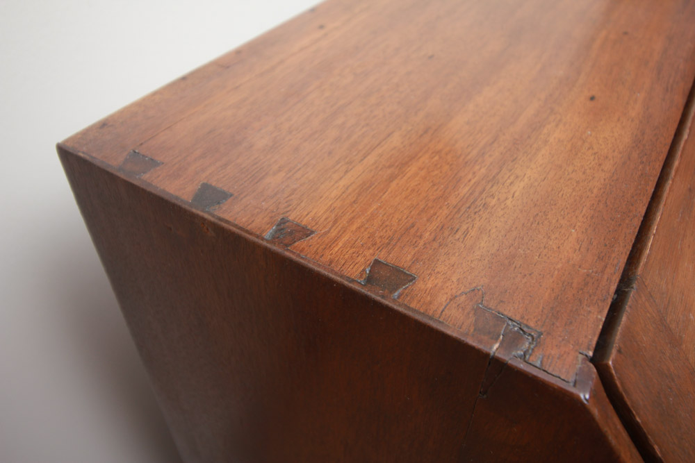 Antique Federal Slant Front Desk in Walnut