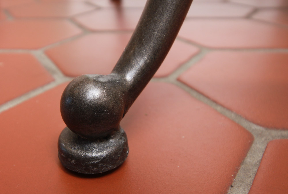 Pair of French Inspired Metal Bar Stools