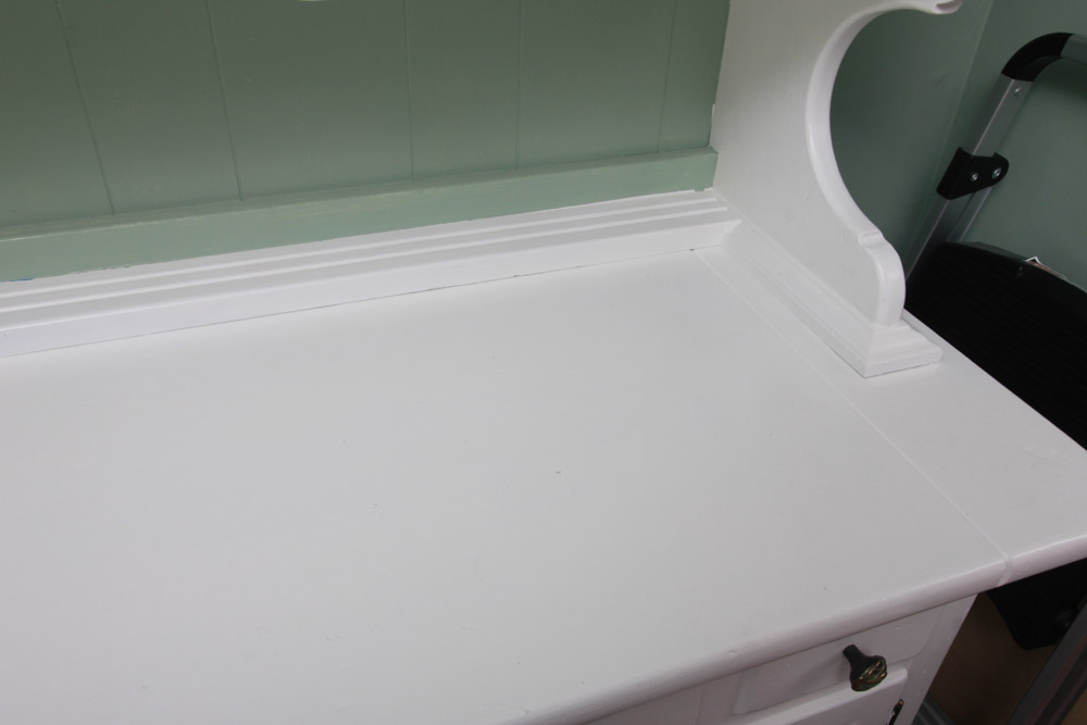 Farmhouse Style Stepback China Cupboard