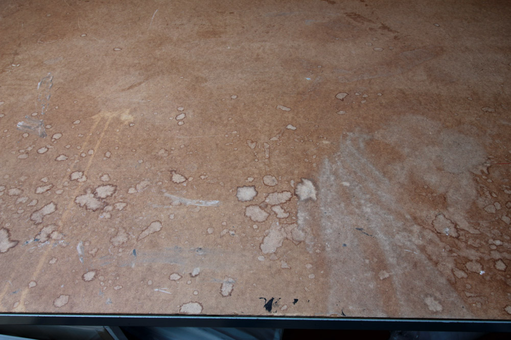 Vintage Industrial Work Table by Phillocraft