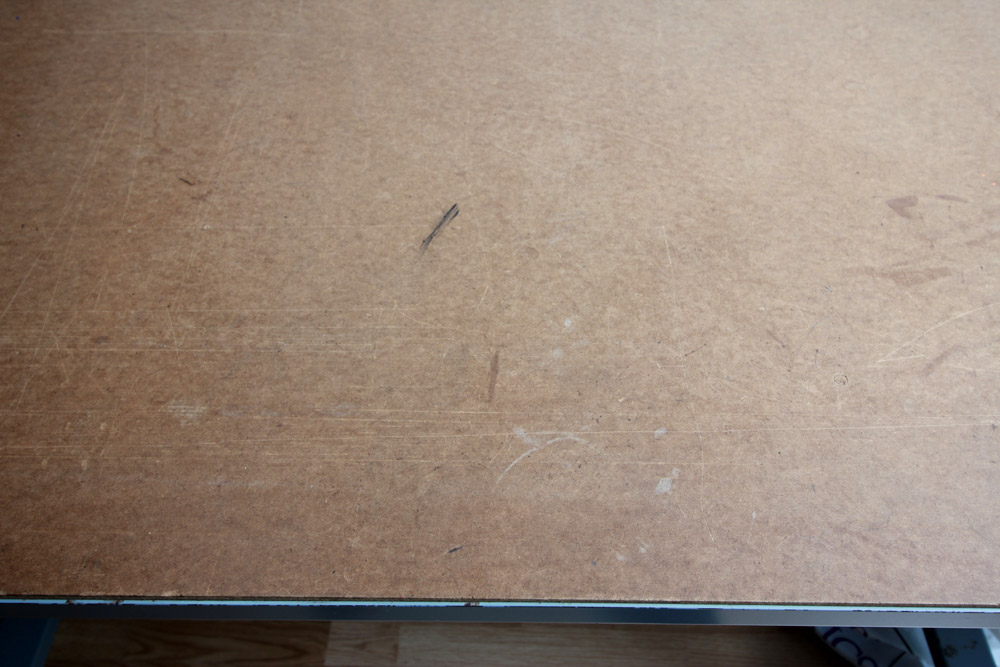 Vintage Industrial Work Table by Phillocraft