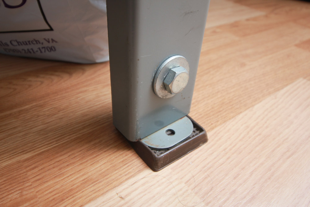 Vintage Industrial Work Table by Phillocraft