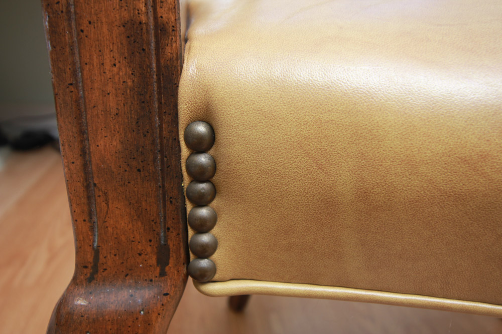 Vintage Office Armchair in the Provincial Louis XV Taste