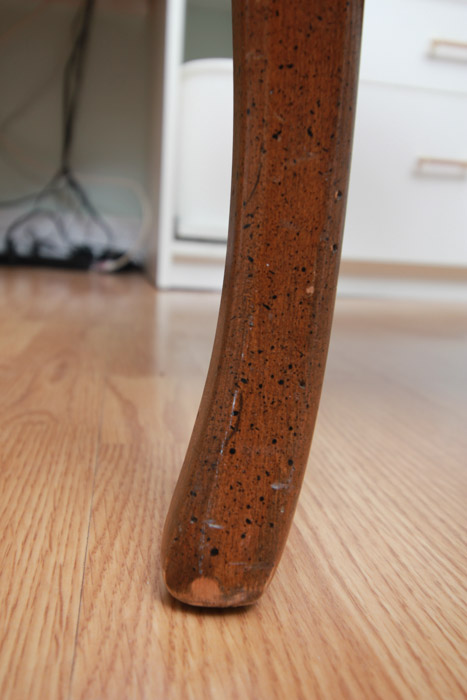 Vintage Office Armchair in the Provincial Louis XV Taste