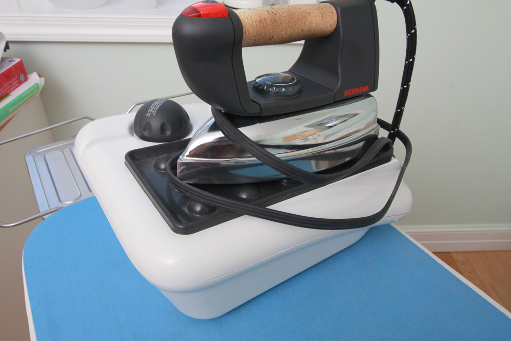 Bernina Ironing Board with Iron