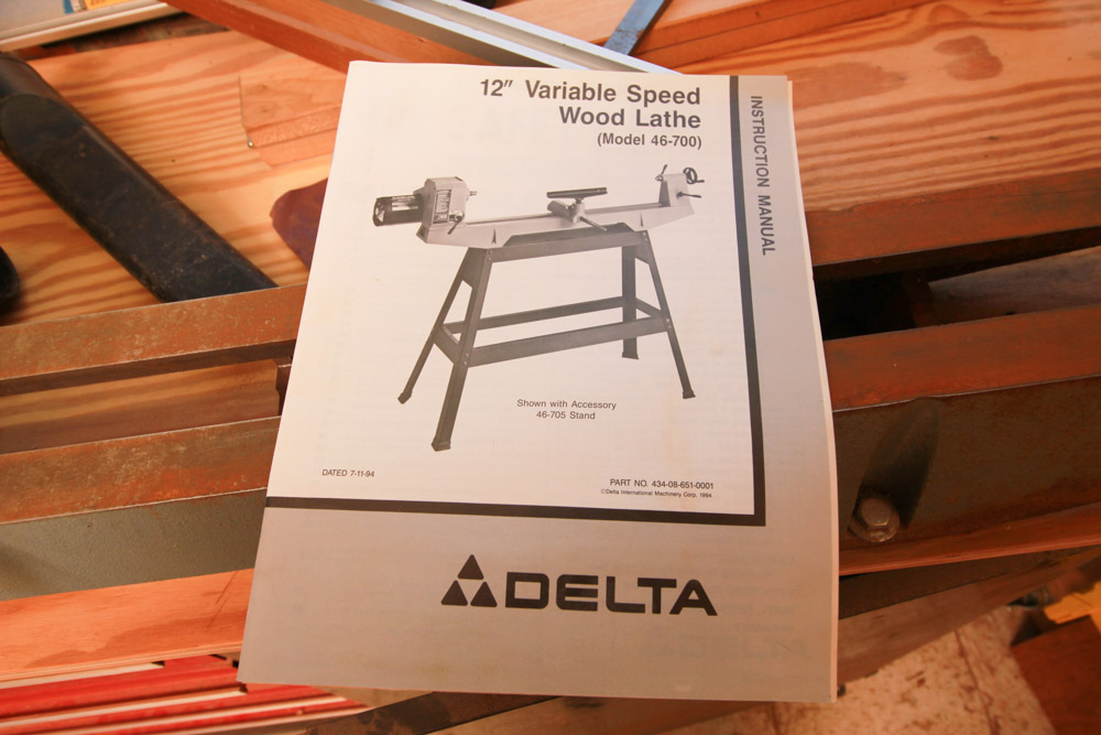 Delta 12" Variable Speed Wood Lathe