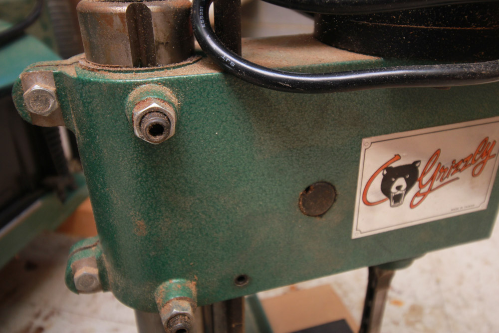 Grizzly 12" Surface Planer and Grizzly Hollow Chisel Mortiser Model G3183