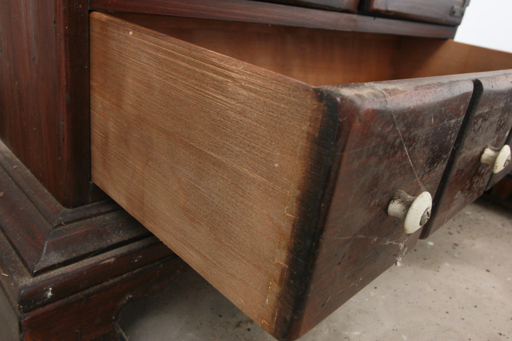 Vintage Early American Style Side Cabinet by Ethan Allen