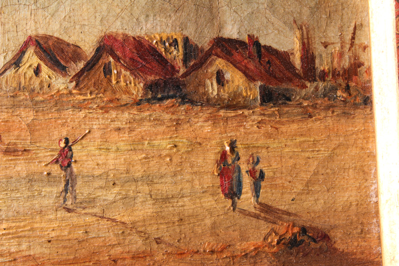 Vintage B. Stern Oil Painting on Canvas