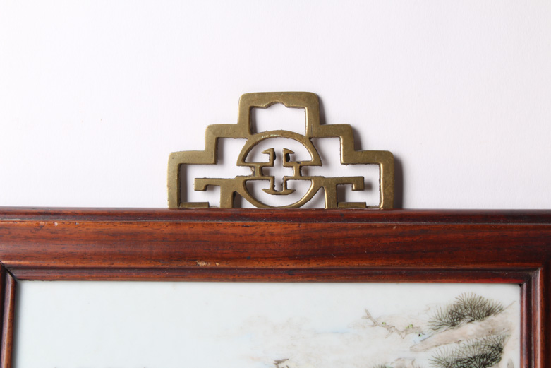 Painted Chinese Porcelain Plaque