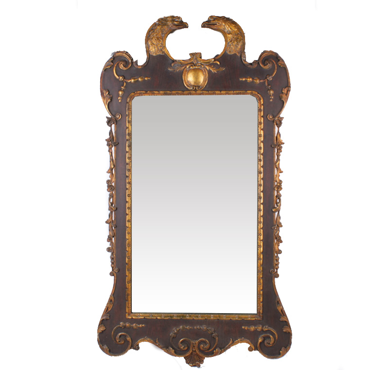 Vintage Federal Style Double Eagle Wall Mirror