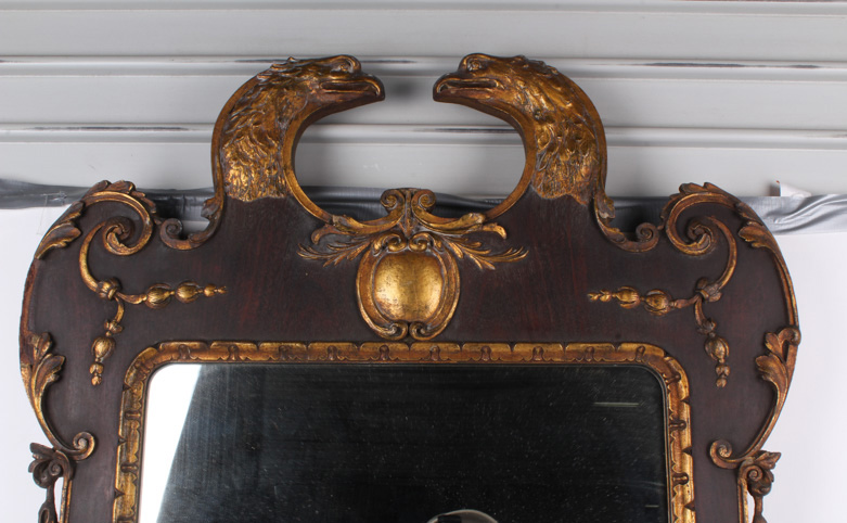 Vintage Federal Style Double Eagle Wall Mirror
