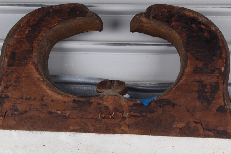 Vintage Federal Style Double Eagle Wall Mirror