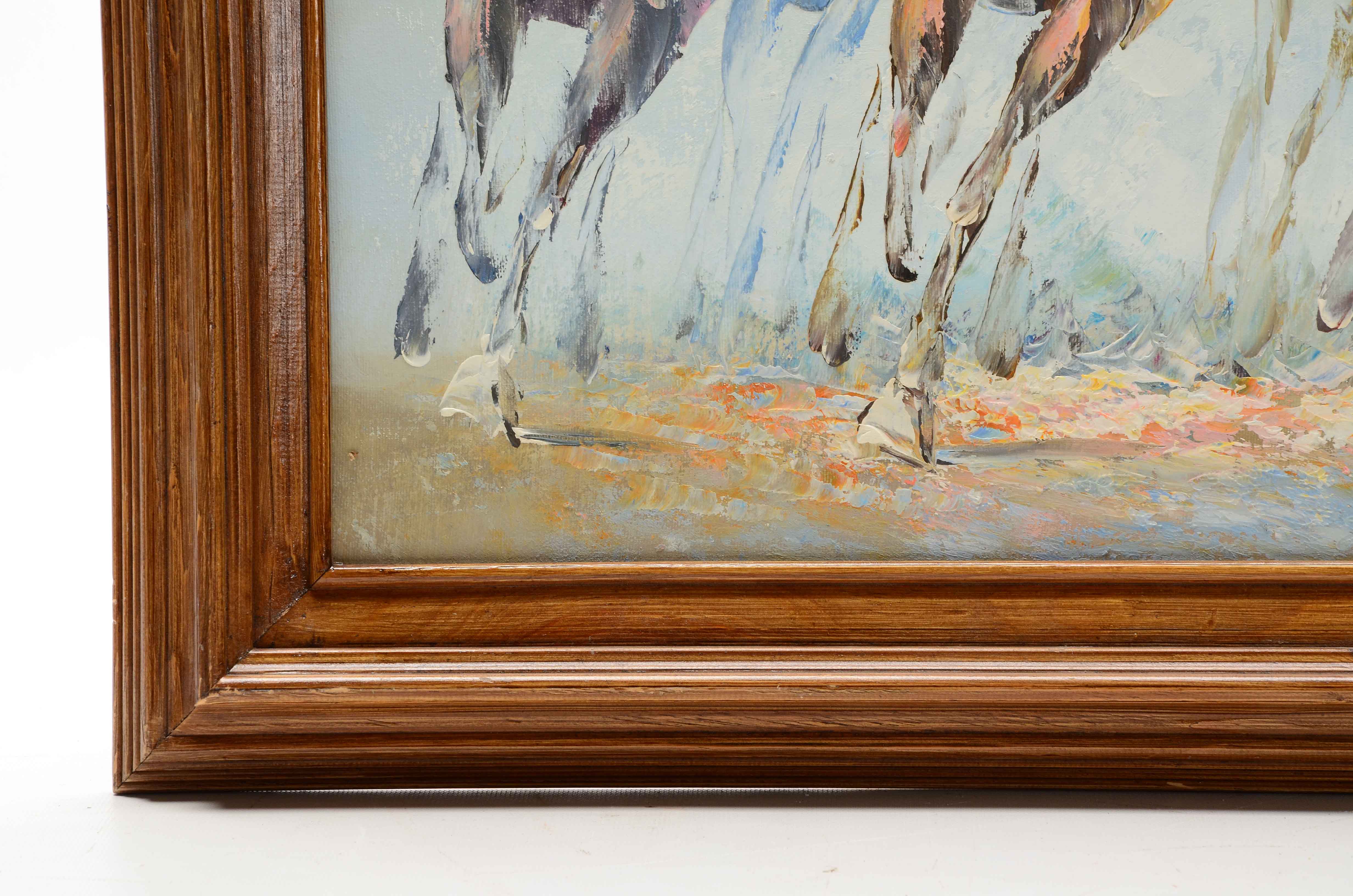 Anthony Veccio Original Oil Painting on Canvas