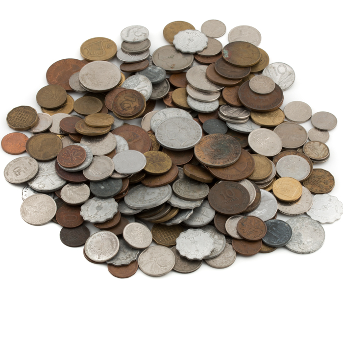 Group of 223 Foreign Coins
