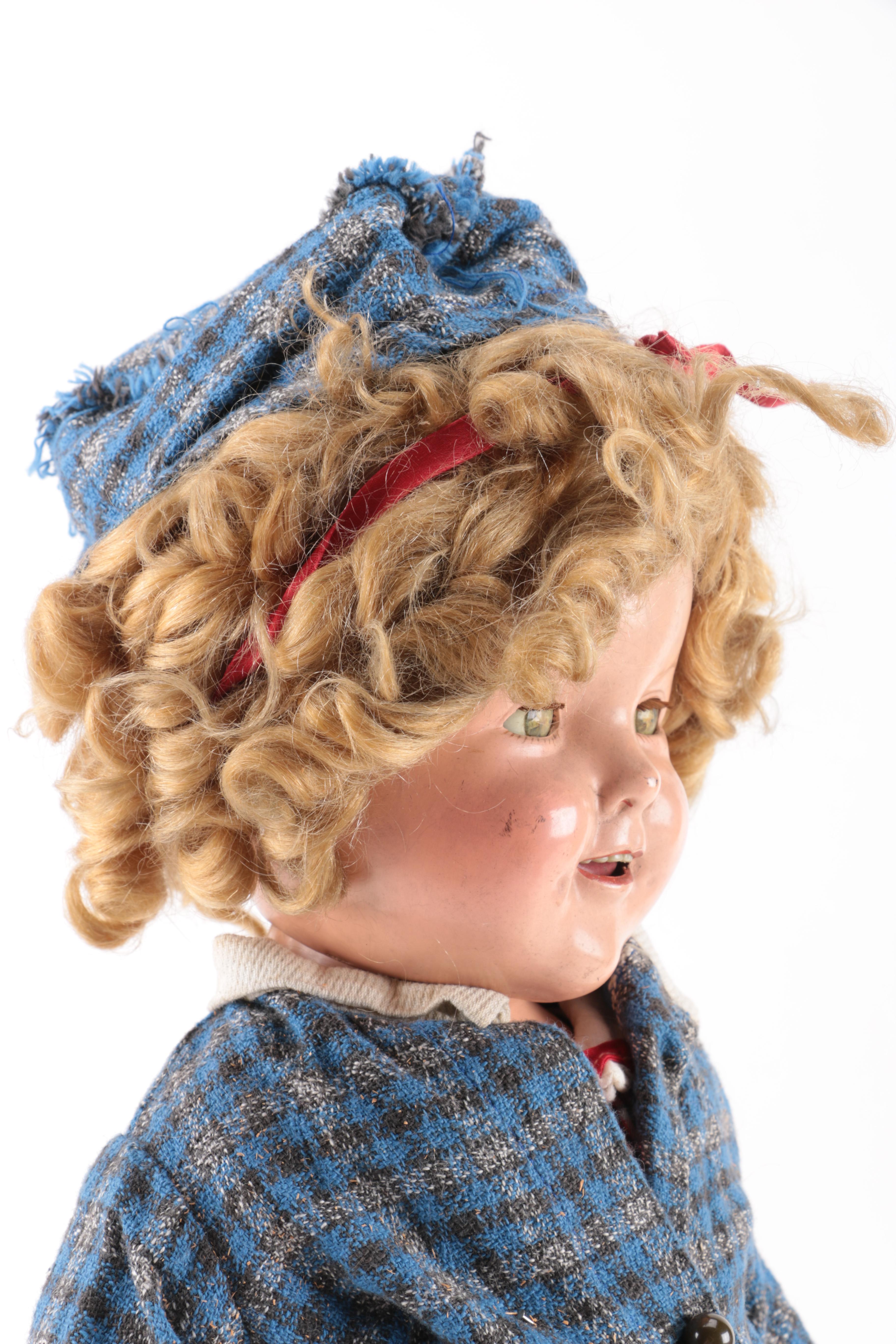 1930s Shirley Temple Composition Doll by Ideal
