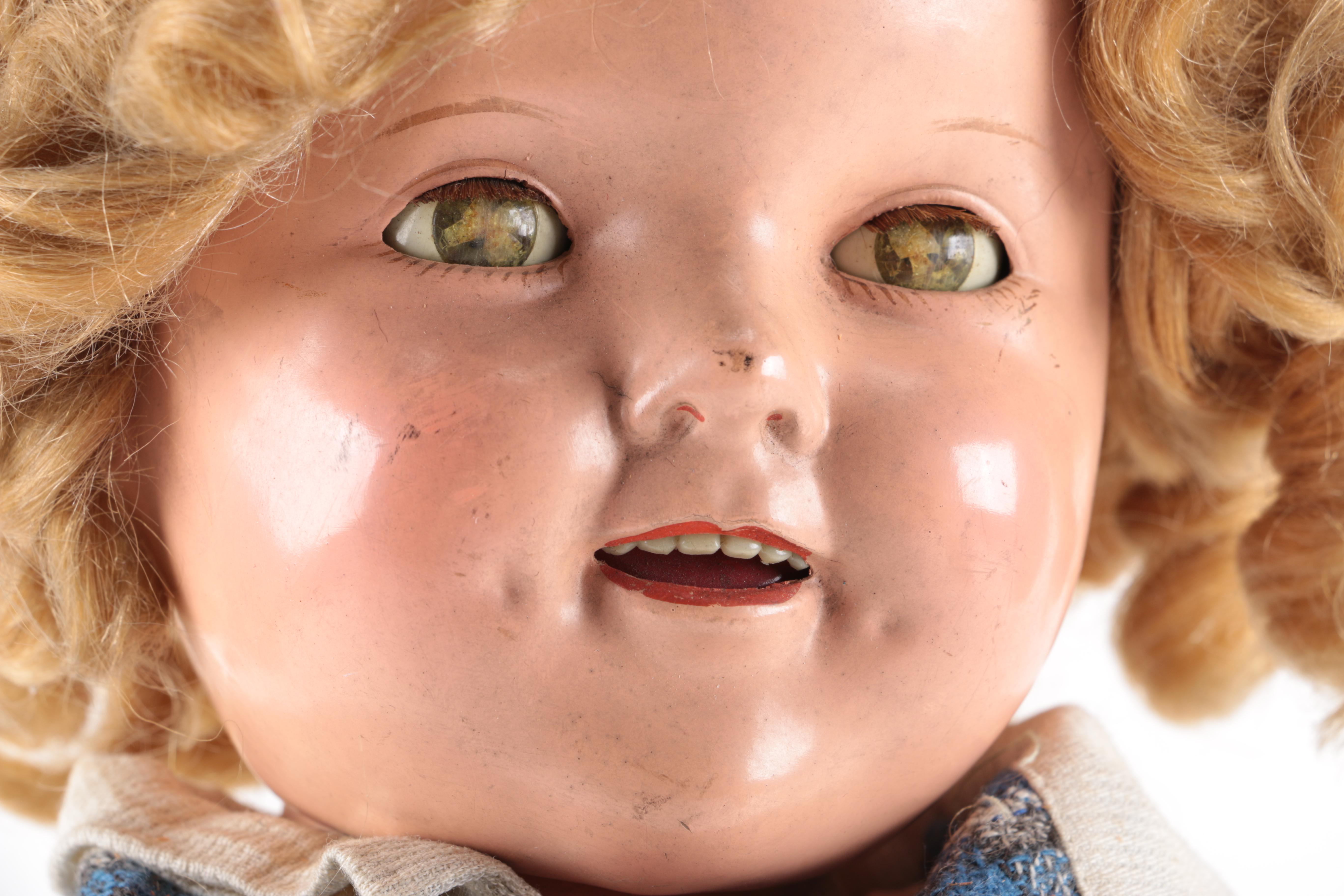 1930s Shirley Temple Composition Doll by Ideal