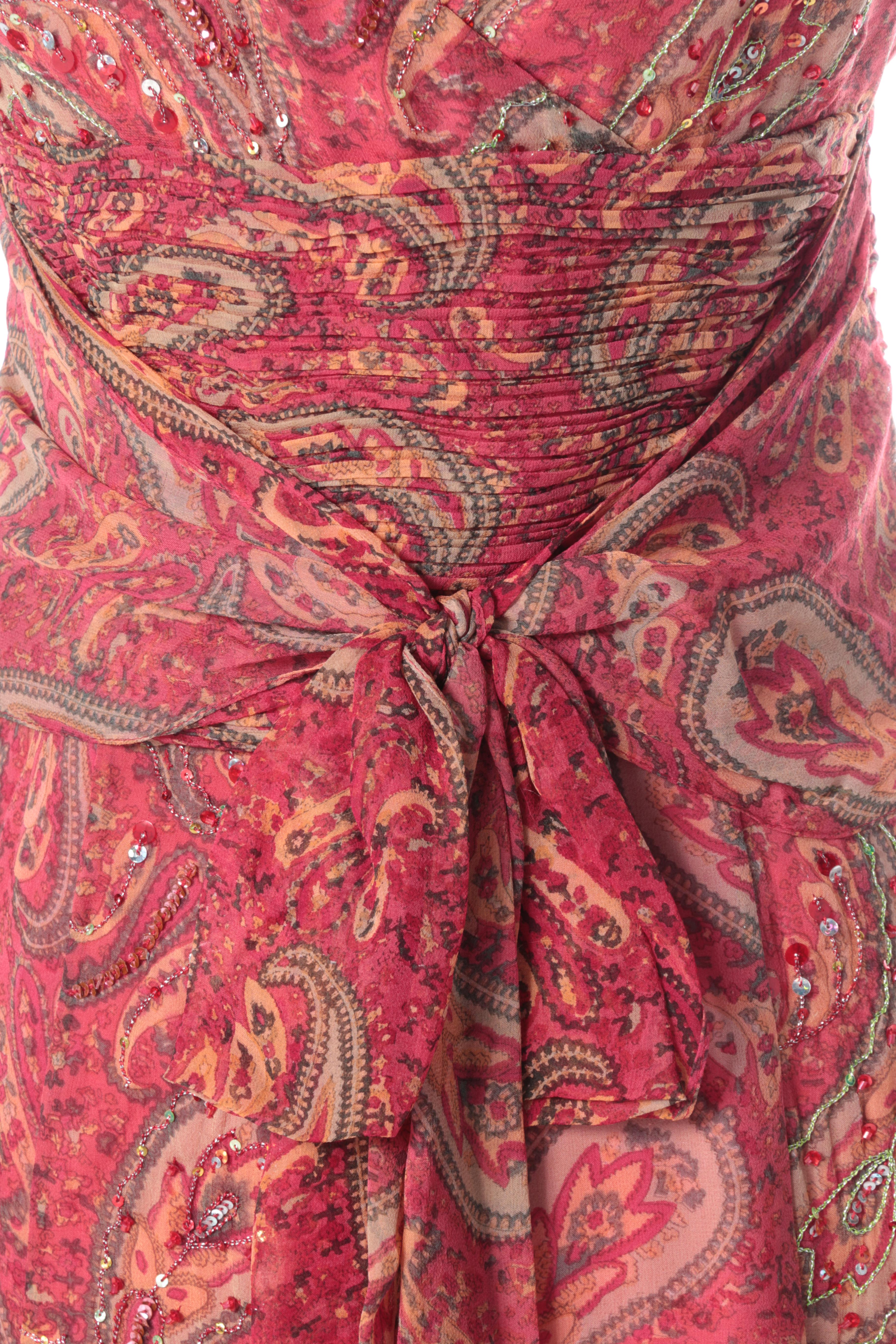 Chetta B Embellished Maxi Dress