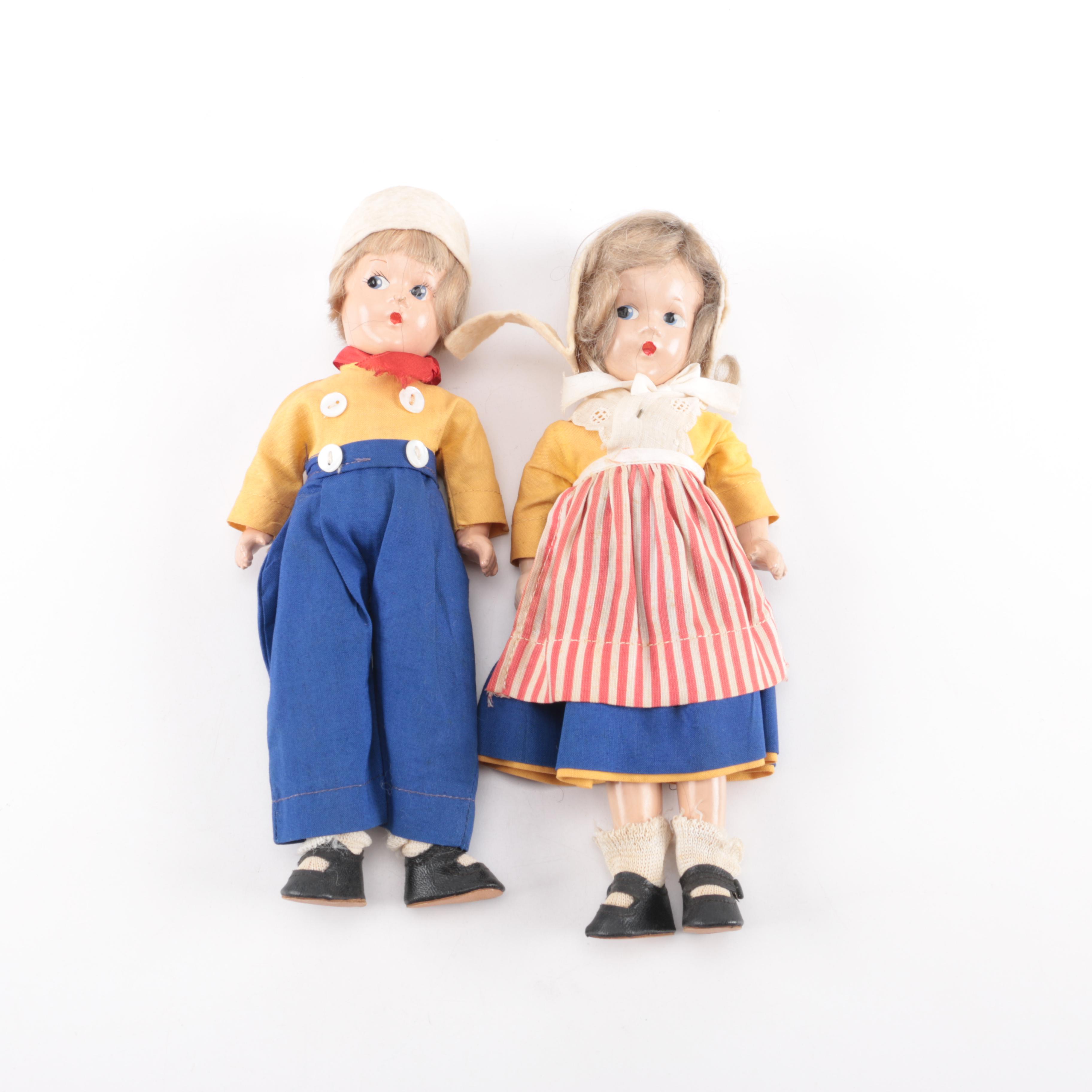 1930s Madame Alexander Composition Dolls