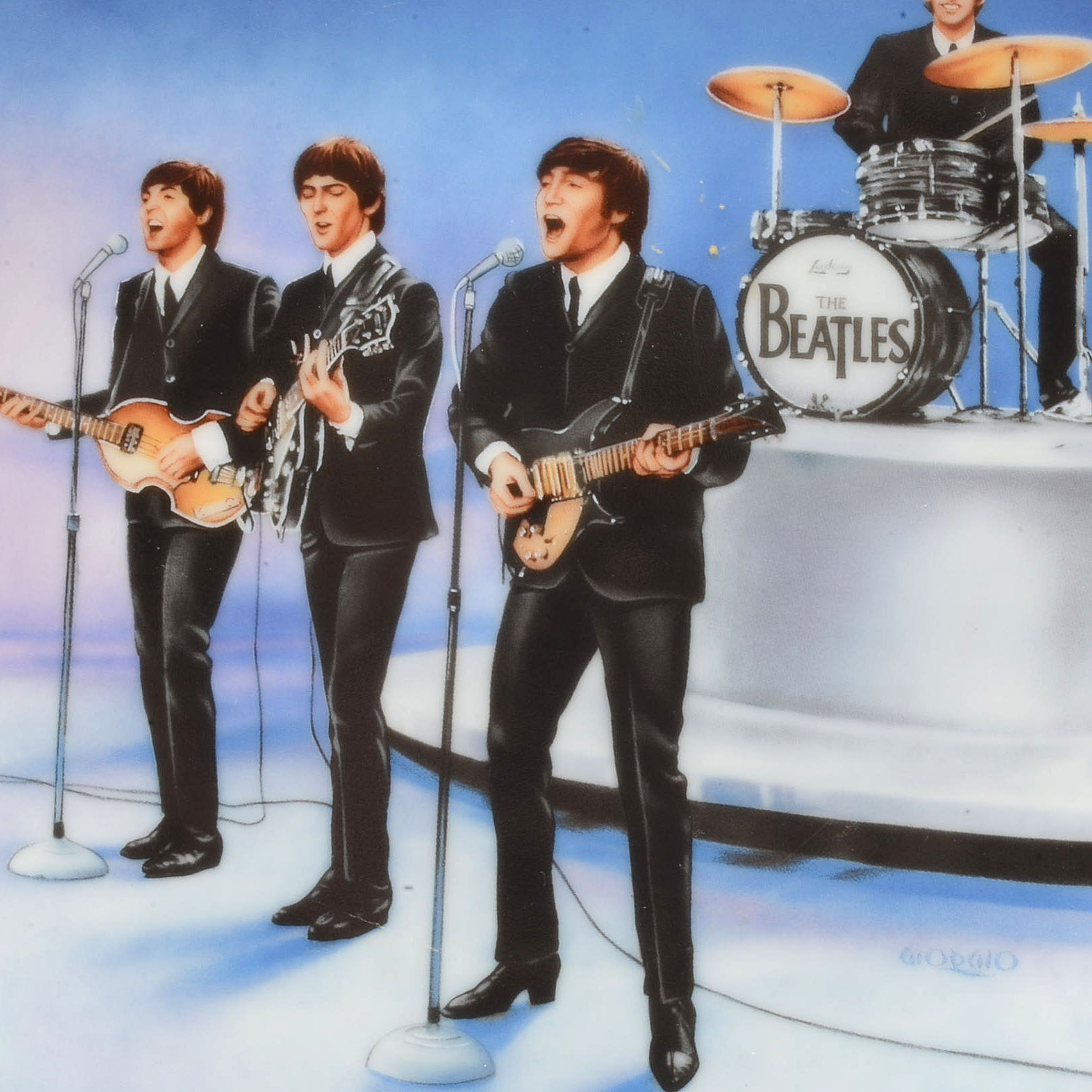 Beatles Commemorative Plate