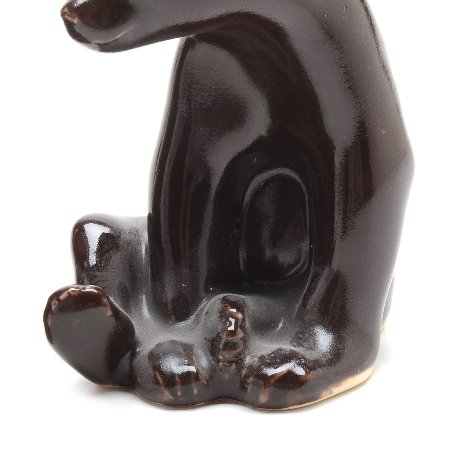 Pair of Rookwood Art Pottery "Abel Bear" Beatnik Figurines