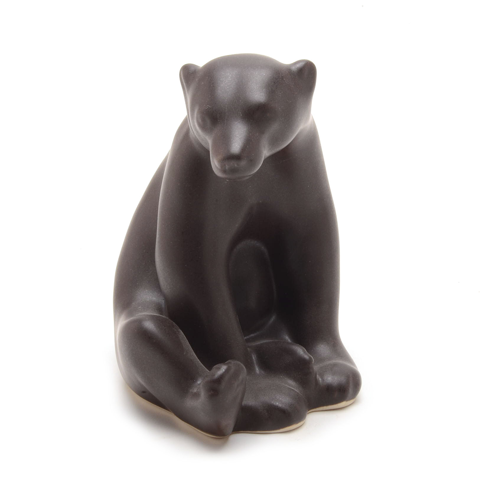 Pair of Rookwood Art Pottery "Abel Bear" Beatnik Figurines