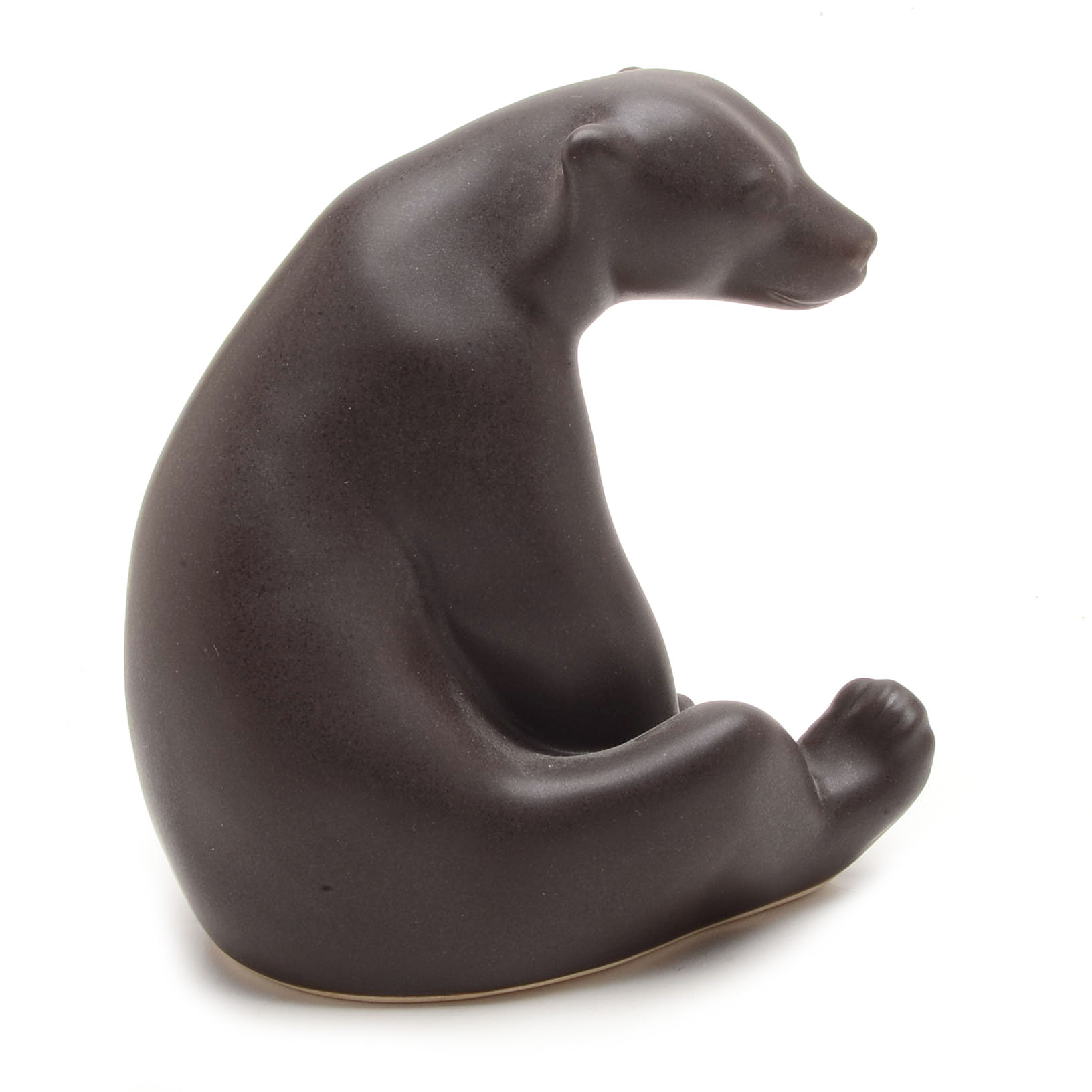 Pair of Rookwood Art Pottery "Abel Bear" Beatnik Figurines